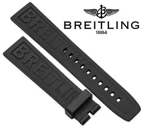 breitling rubber strap watches|aftermarket breitling straps.